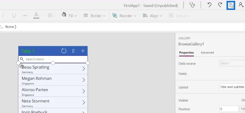 Pencetus PowerApps |  Satu Pengenalan