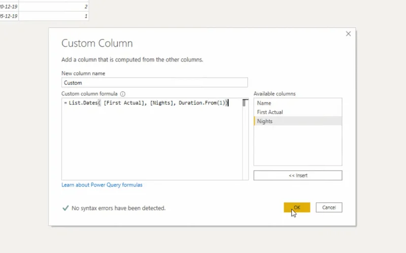 Power Query LuckyTemplates |  Créer de nouveaux enregistrements basés sur des champs de date