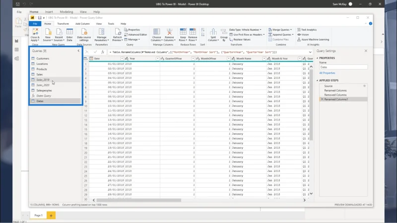 Menyusun Pertanyaan Anda: Tutorial Editor Pertanyaan LuckyTemplates
