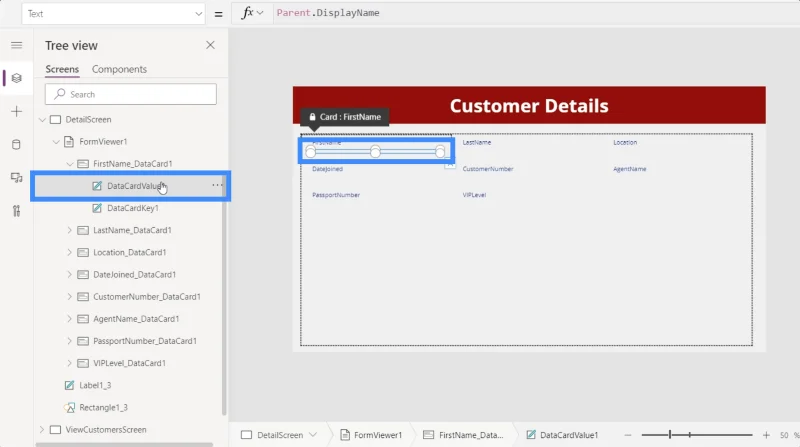 Skrin Butiran MS Power Apps Dan Skrin Borang