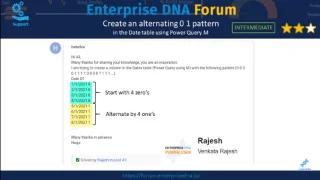 Power Query M: Abwechselndes 0-1-Muster in der Datumstabelle
