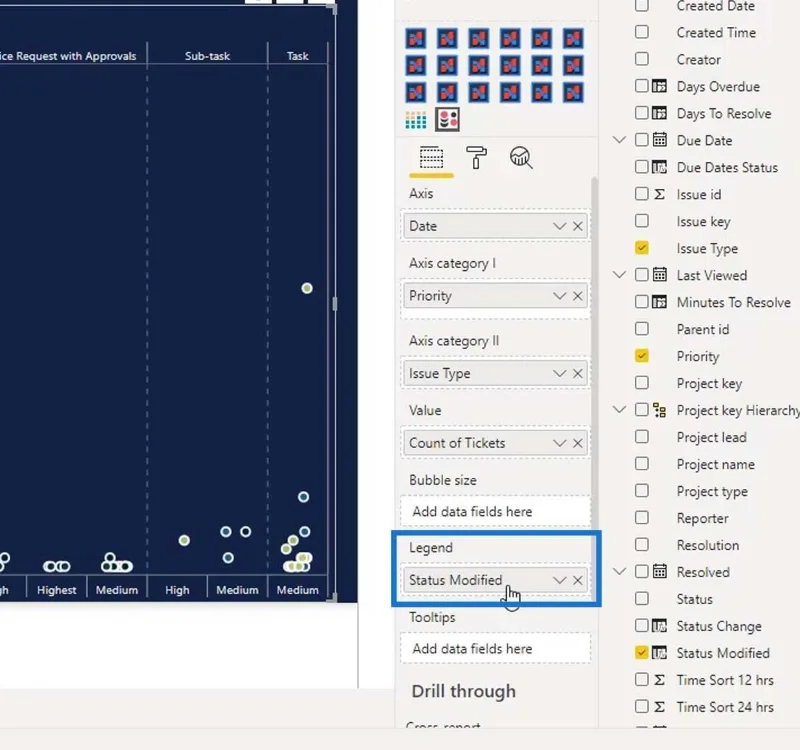Graf Plot Titik Dalam LuckyTemplates: Visualisasi Tersuai