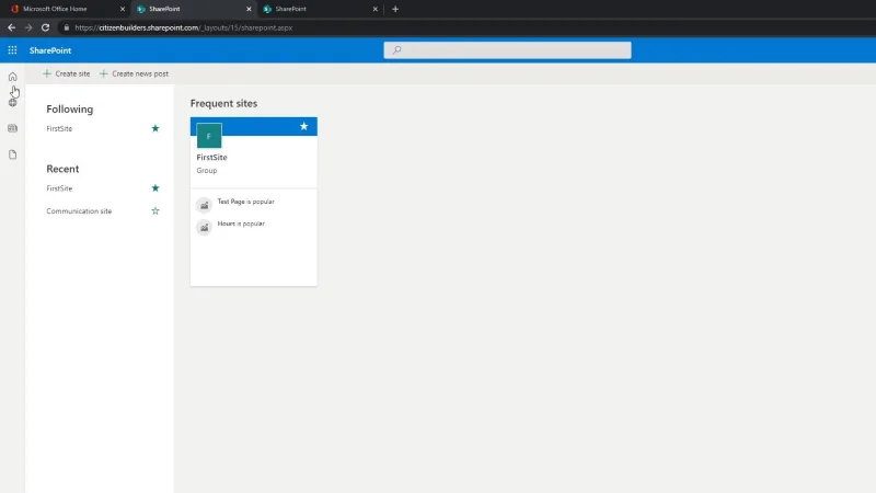 Tapak SharePoint |  Reka Letak Dan Panduan Menu