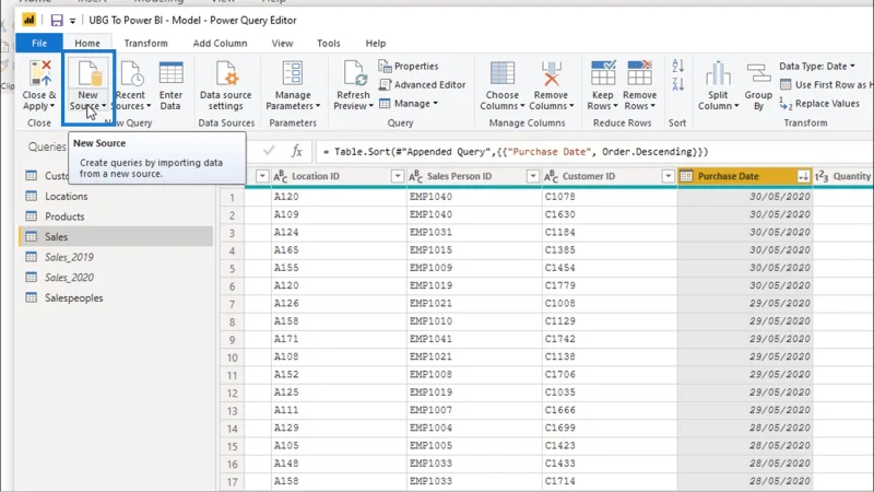 Mencipta Jadual Tarikh Dalam LuckyTemplates