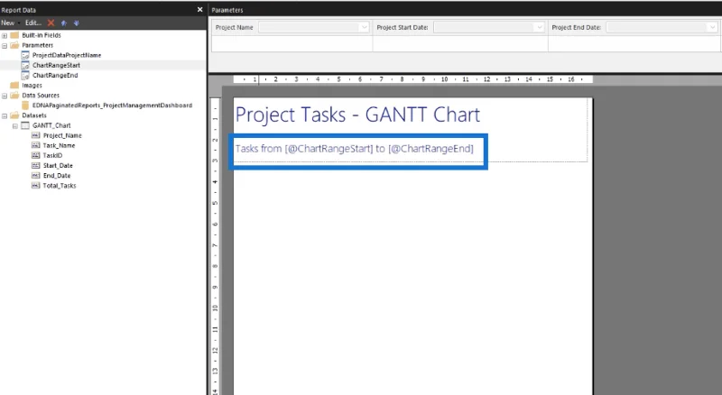 Cipta Carta Gantt Dalam LuckyTemplates Report Builder: Satu Pengenalan
