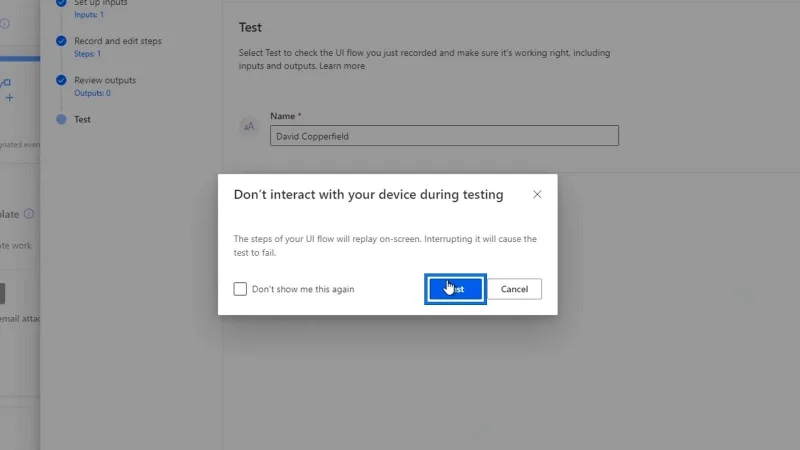 Input Aliran UI Dalam Microsoft Power Automate