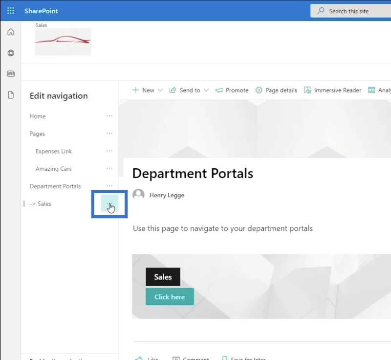 Elemen Navigasi Tapak SharePoint: Gambaran Keseluruhan
