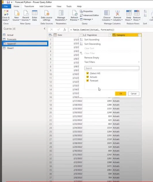 Model Ramalan LuckyTemplates Menggunakan Python