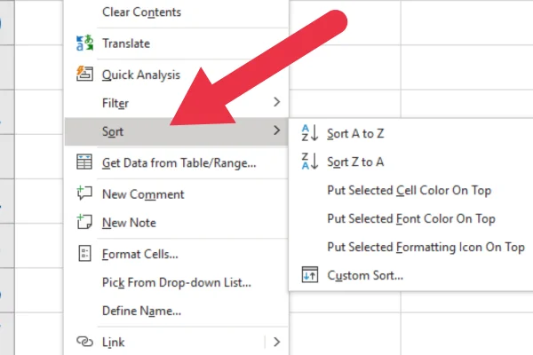 Cara Isih Dalam Excel Dan Simpan Baris Bersama: 4 Kaedah Mudah