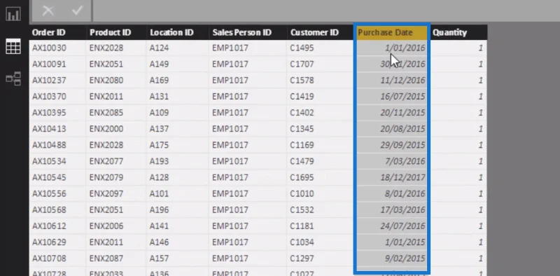 Membandingkan Sebarang Jualan Berbanding Jualan Terakhir (Tiada Perisikan Masa) – DAX Lanjutan Dalam LuckyTemplates