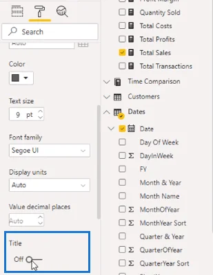 Pilihan Visualisasi Dalam LuckyTemplates