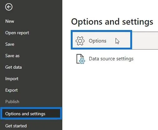Configuraciones de Power Query