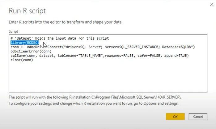 Cipta Laporan LuckyTemplates Kepada Pelayan SQL Menggunakan Skrip R