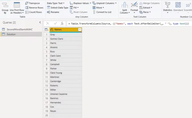 Penapis Power Query Oleh Tutorial Huruf Pertama Atau Watak Tertentu
