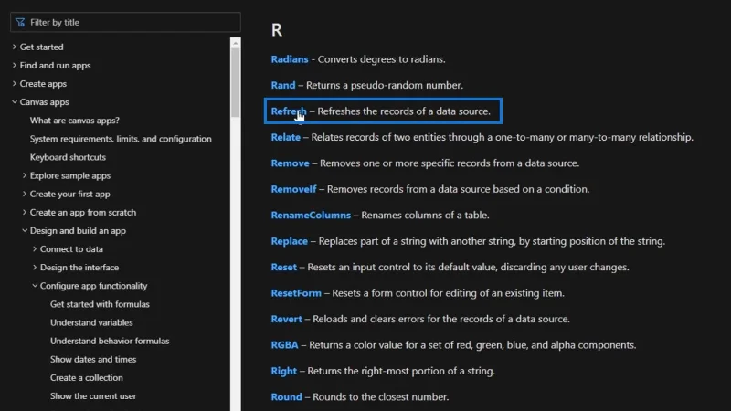 Fungsi Dan Formula PowerApps |  Satu Pengenalan