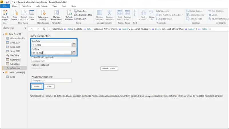 Cipta Set Data Amalan Yang Selalu Dikemas Kini Dalam LuckyTemplates