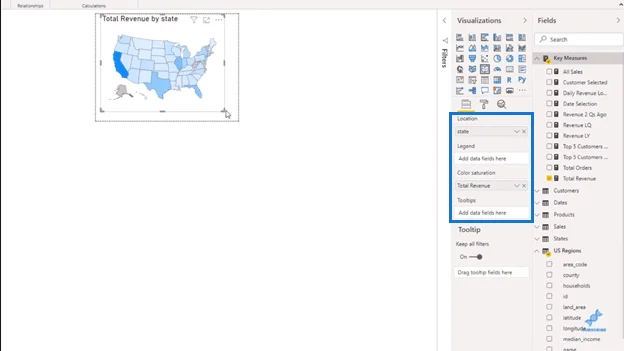 Visualisasi Data LuckyTemplates – Peta Dinamik Dalam Petua Alat