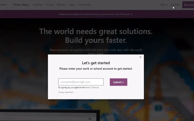 Cara Membuat Akaun Power Apps |  Tutorial LuckyTemplates