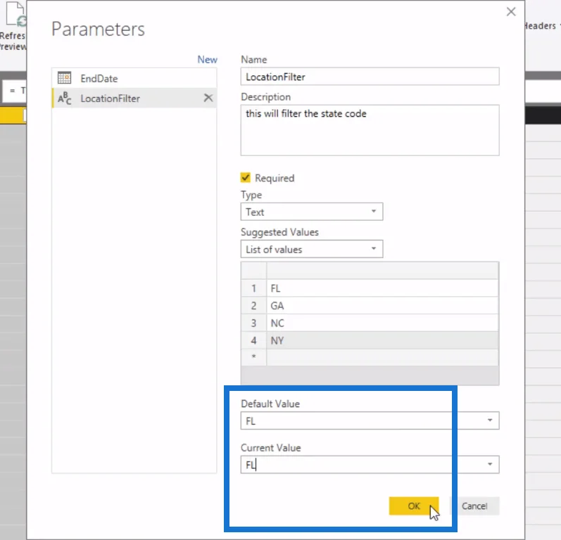 Parameter Pertanyaan LuckyTemplates: Mengoptimumkan Jadual