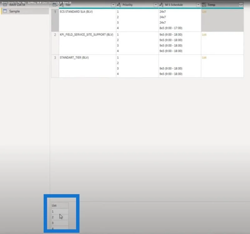 Tutorial Pertanyaan Kuasa Pemisahan Lajur LuckyTemplates: Cara Membahagikan Sel Excel Berbilang Baris Dalam LuckyTemplates