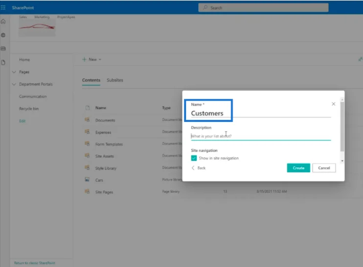 Senarai SharePoint: Gambaran Keseluruhan