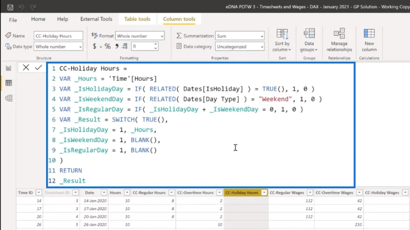 LuckyTemplates Timesheet & Wages DAX Solutions
