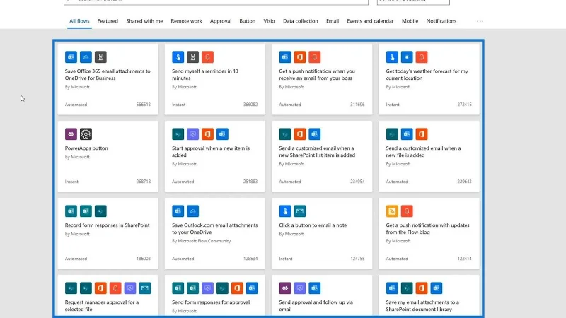 Automatisierter Ablauf in Microsoft Power Automate