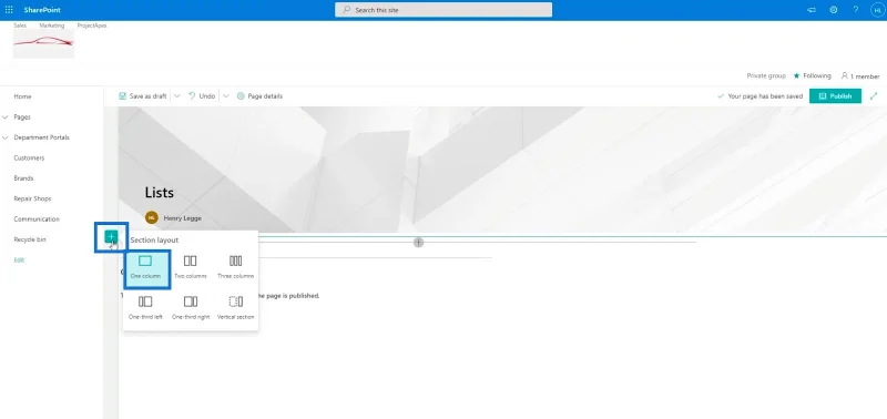 Menambah Navigasi Senarai SharePoint