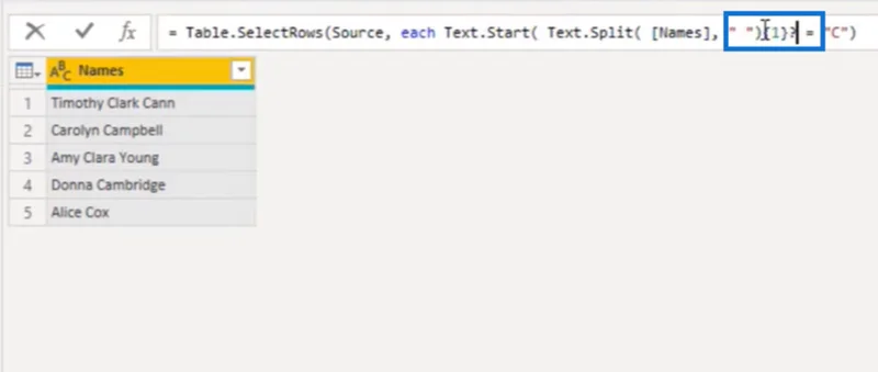 Penapis Power Query Oleh Tutorial Huruf Pertama Atau Watak Tertentu