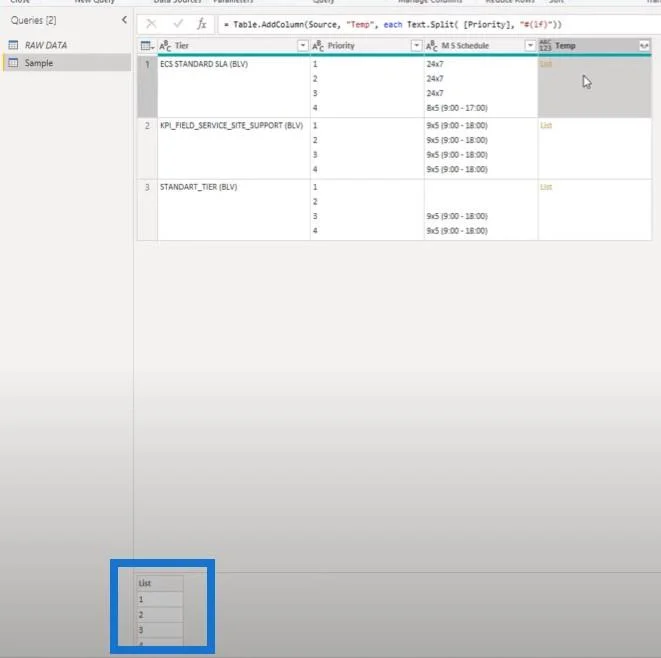 Tutorial Pertanyaan Kuasa Pemisahan Lajur LuckyTemplates: Cara Membahagikan Sel Excel Berbilang Baris Dalam LuckyTemplates