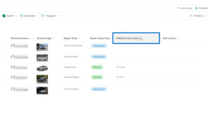Pengesahan Lajur SharePoint Dalam Dua Cara
