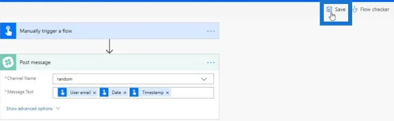 Schaltflächenfluss in Microsoft Power Automate