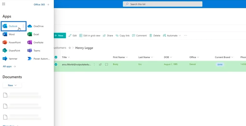การตั้งค่าการแจ้งเตือนรายการ SharePoint