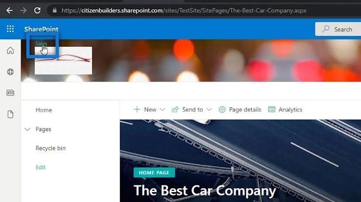 Elemen Navigasi Tapak SharePoint: Gambaran Keseluruhan