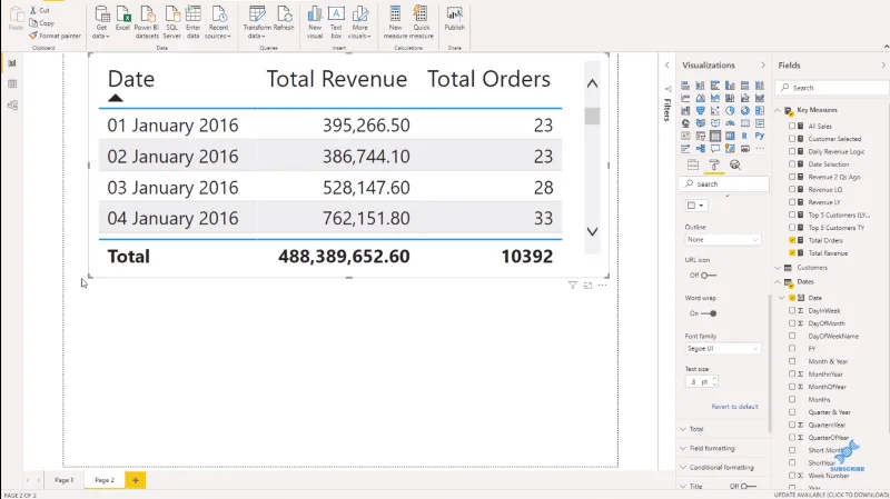 Erstellen eines visuellen Tooltips in LuckyTemplates