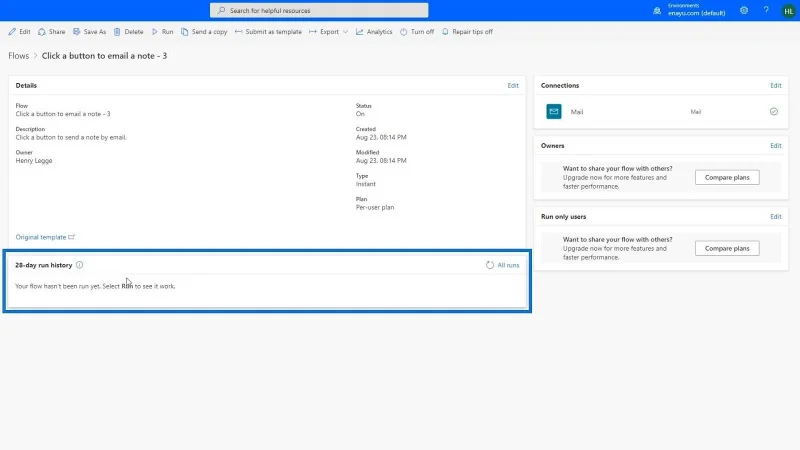Templat Automate Kuasa |  Mencipta Dan Menjalankan Aliran