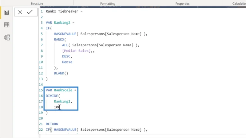 RANKX Dalam LuckyTemplates – Membangunkan Pemecah Tie Tersuai