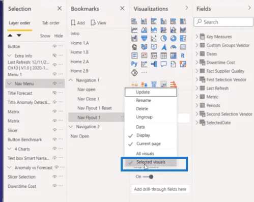 Menu Navigasi Dinamik Menggunakan Penapis LuckyTemplates