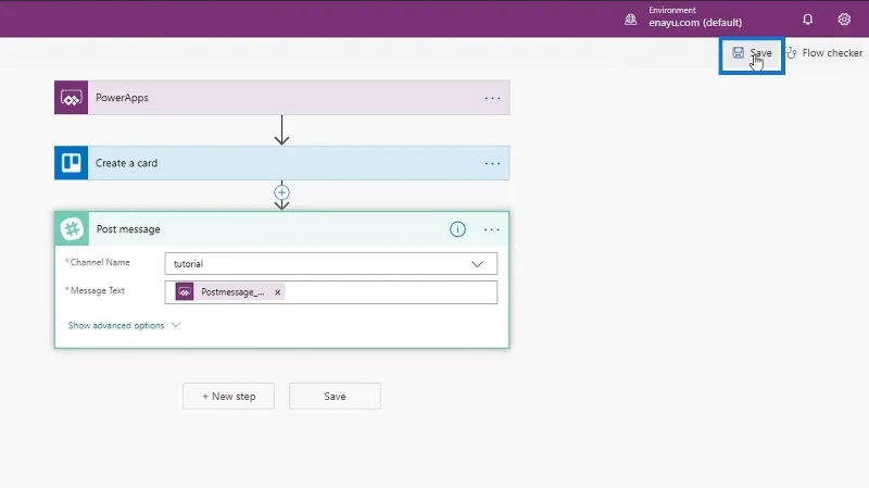 Penyepaduan PowerApps Dalam Microsoft Power Automate