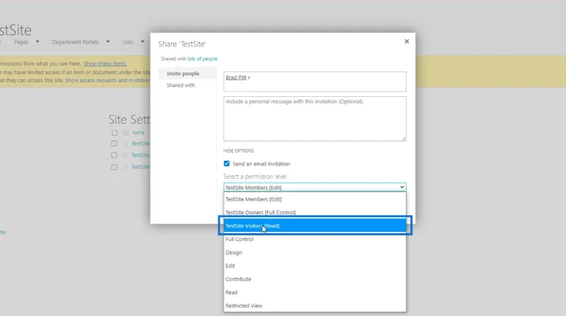 Cara Memberi SharePoint Akses Baca Sahaja Kepada Pengguna