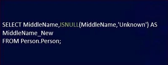 Fungsi SQL ISNULL Dalam Pernyataan Kes