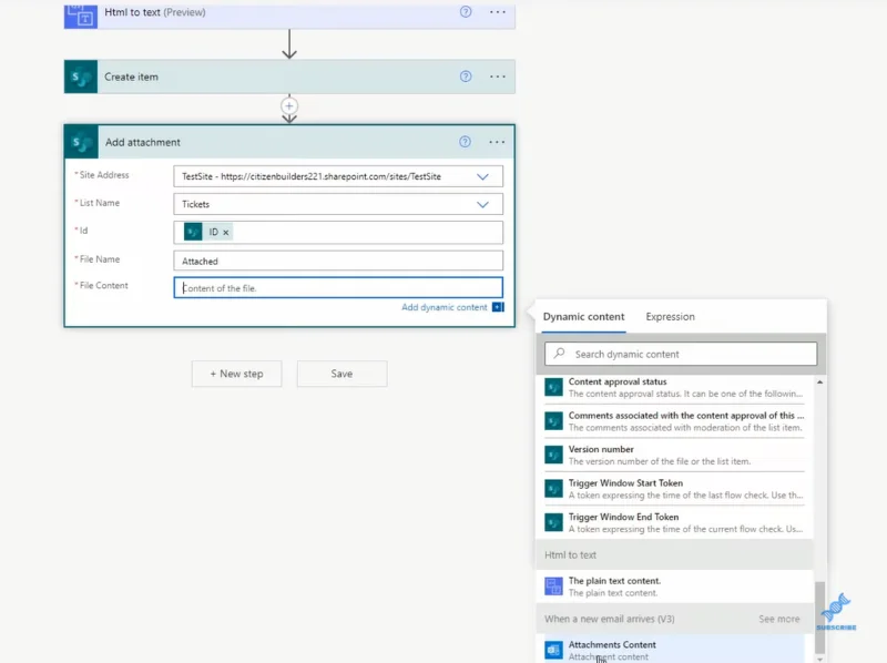 วิธีแยกวิเคราะห์อีเมล & เติมรายการ SharePoint ใน Power Automate