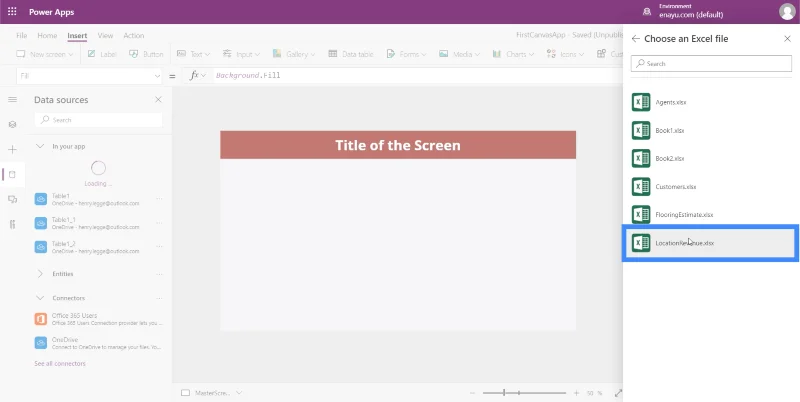Carta PowerApps, Graf Dan Imej Dinamik