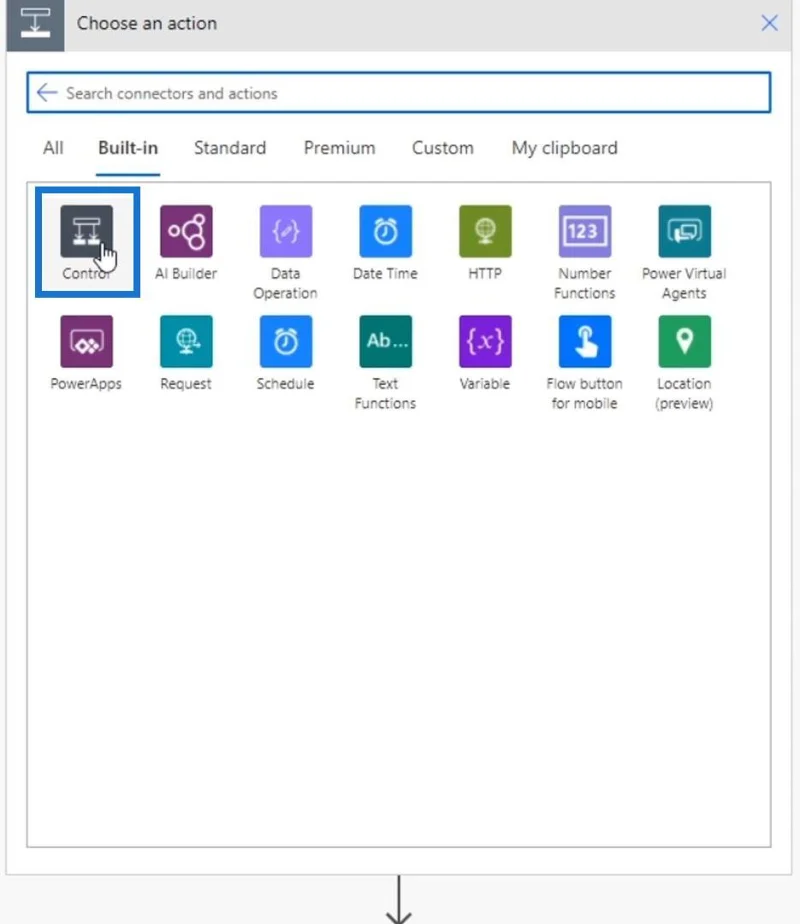 Kawalan Skop Dalam Aliran Automate Microsoft Power
