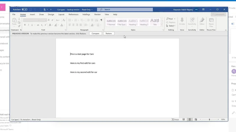 Versionierung in der SharePoint-Dokumentbibliothek