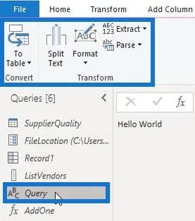 Opciones de Herramientas de texto