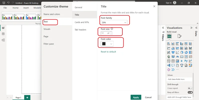 ธีม LuckyTemplates: คู่มือผู้ใช้พร้อมตัวอย่าง