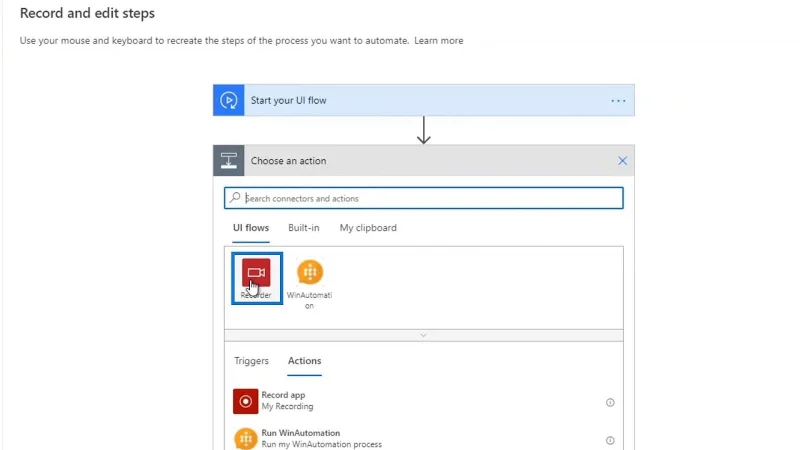 Output Aliran UI Dalam Automate Kuasa
