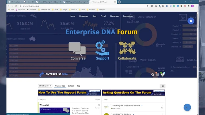 Reka Bentuk Papan Pemuka LuckyTemplates – Idea Visualisasi Menukar Halaman yang Mengagumkan
