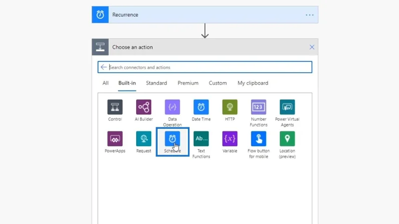 Aliran Kerja Berjadual Dalam Microsoft Power Automate